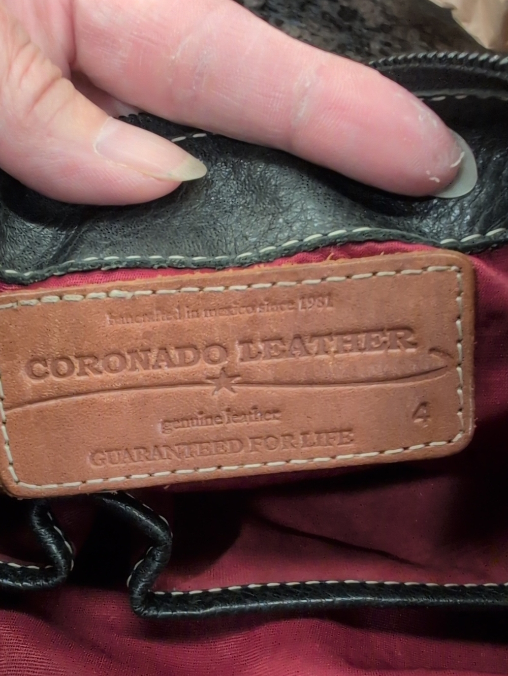 Coronado Genuine Leather Concealed Carry Shoulder Bag - Picture 9 of 16